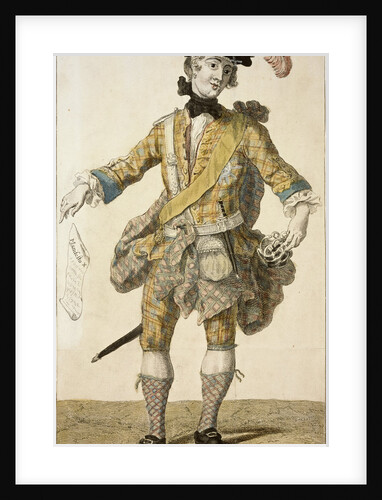 Prince Charles Edward Stuart, 1720 - 1788. Eldest son of Prince James Francis Edward Stuart ('Wanted Poster') by Richard Cooper